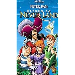 Disney's Peter Pan Return‎ to Neverland VHS Tape (Clamshell) New Factory Sealed